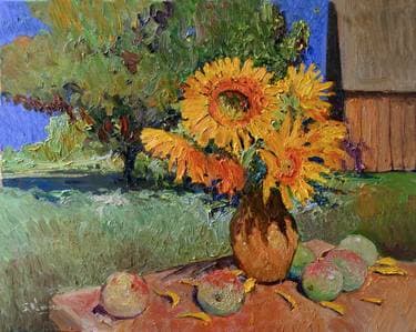 Girasoli in vaso